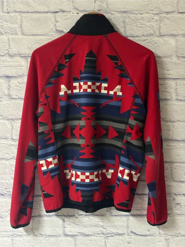 Lauren Ralph Lauren Active Puffer Fleece Jacket With Native Print Womens Size XL - Image 8