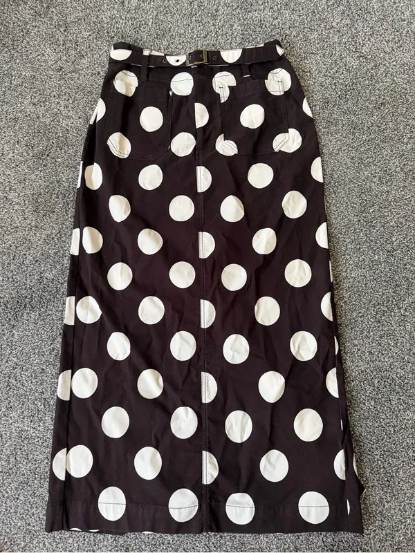 Maeve Colette Belted Polka Dot maxi skirt - Image 2