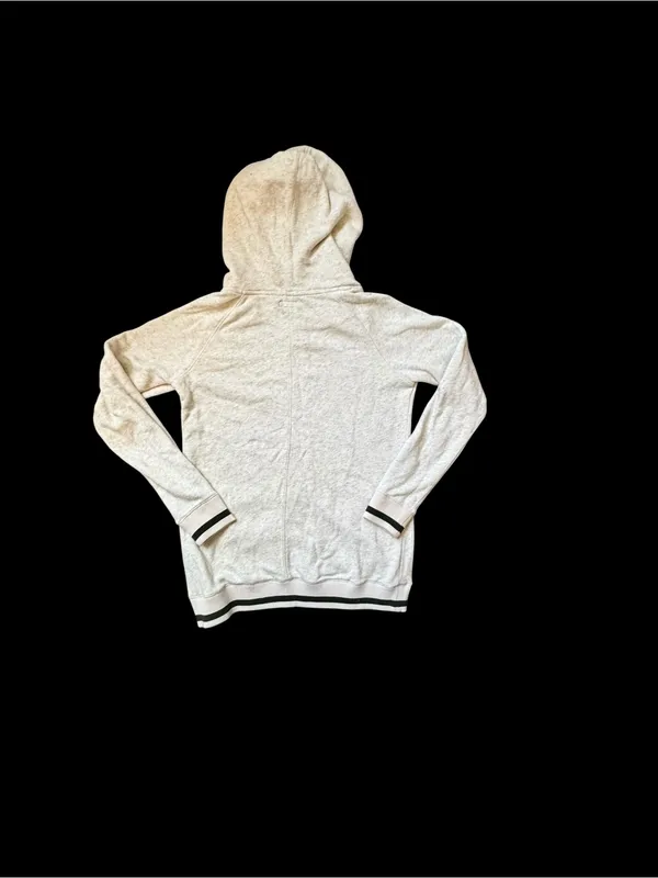 Women’s oatmeal Roots Canada Hooded Pullover Sweatshirt med - Image 6