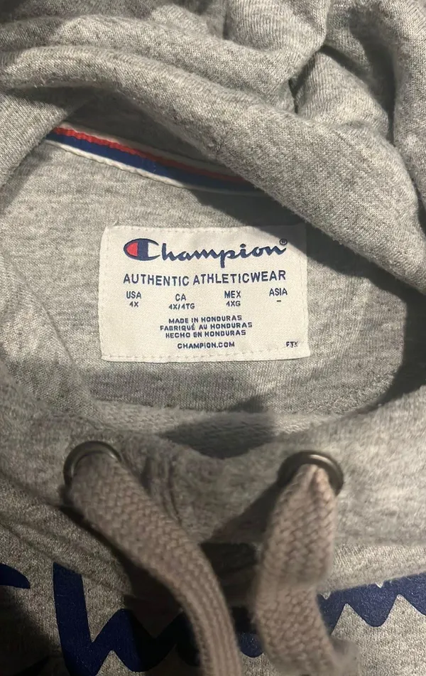 Champion Gray Hoodie - Image 2