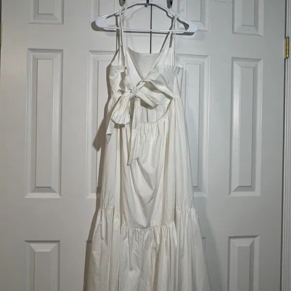 WAYF White Maxi Dress Size Large - Image 6