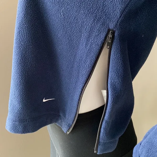 Nike Navy Fleece Crewneck - Image 4