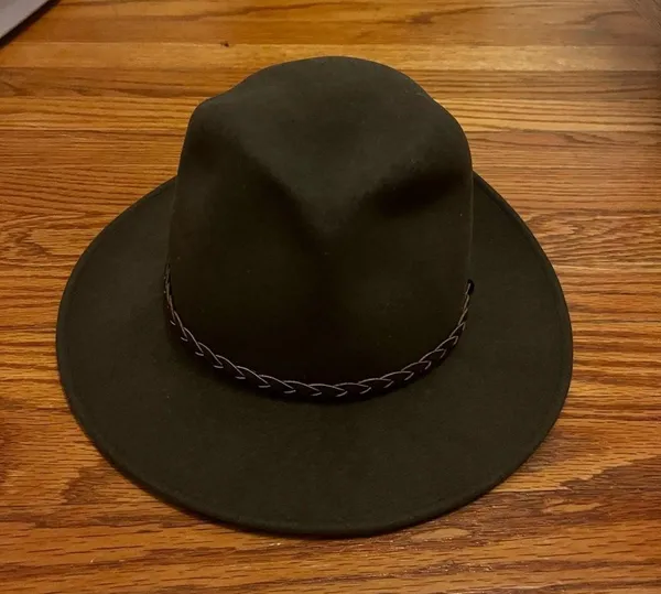 Brown Fedora Hat 100% Wool Made in USA small - Image 3