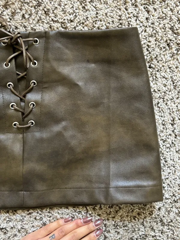Pacsun Micro Leather Skirt - Image 2