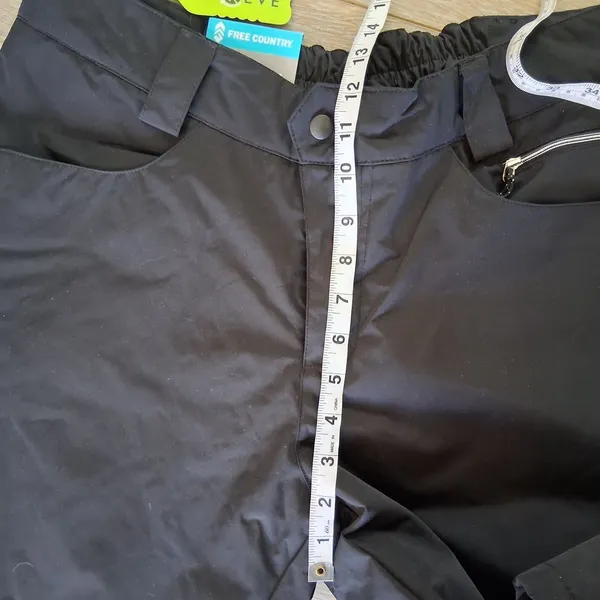 NEW Free Country Women's Insulated Ski Pants Black size Large NWT Snow Pants - Image 11