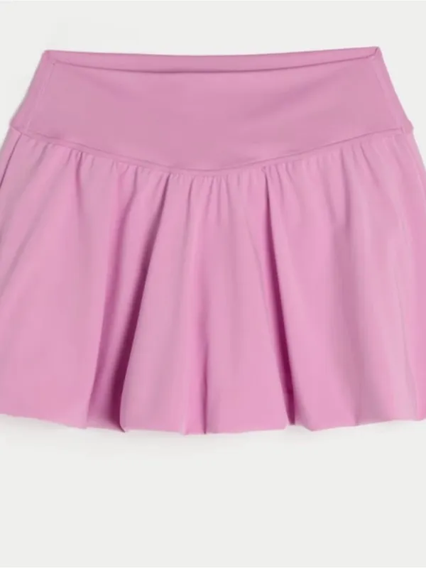 NWT Gilly Hicks Hollister Active Bubble Skortie Pink Size XS - Image 2