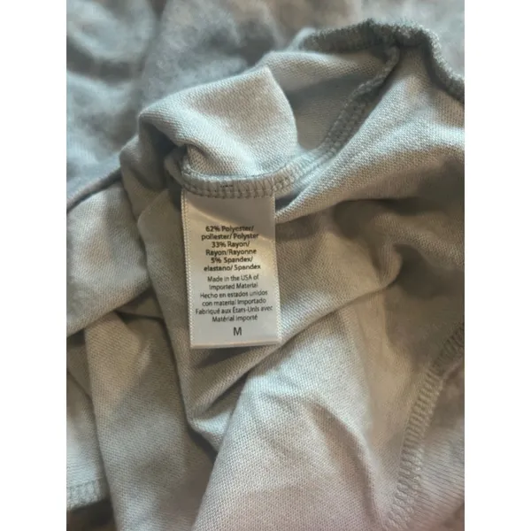 Beyond Yoga Leopard Printed Favorite Raglan Crew Pullover Gray PH7545 Womens M‎ - Image 5