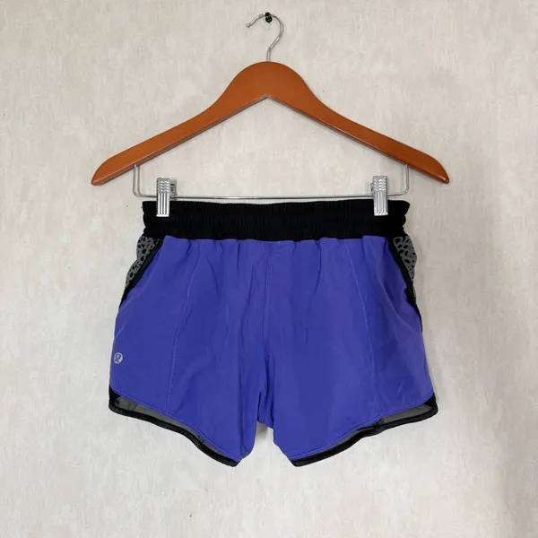 Lululemon Women’s Super Squad Short 2.5” in Iris Flower/Watermark Slate Black 4 - Image 6