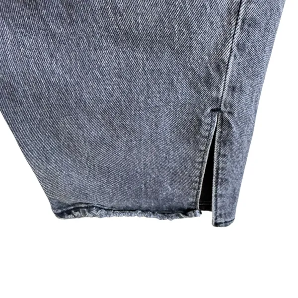 Abercrombie Fitch 90s‎ Straight Ultra High Rise Gray Wash Denim Jeans Size 2R 26 - Image 4