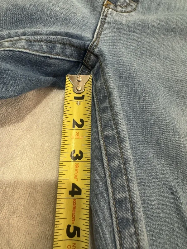 7 For All Mankind Tummy less High Rise Slim Bootcut Medium Wash Jeans Sz 12 - Image 13