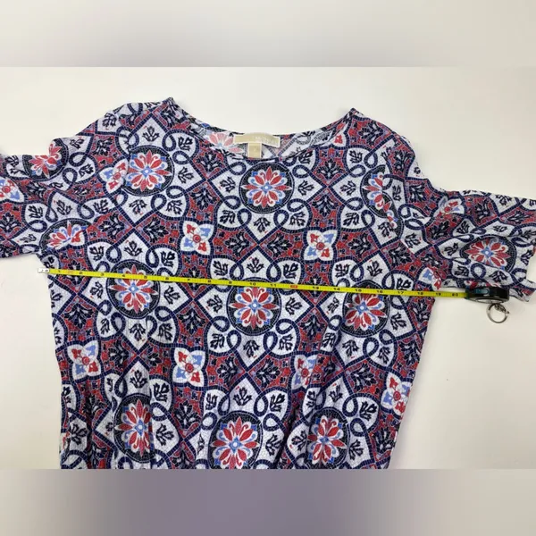 MICHAEL Michael Kors Multicolored Pattern Top Size M - Image 7