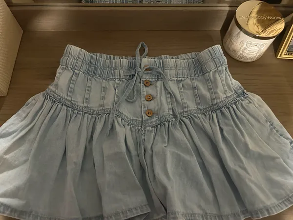 Women’s Free People Denim Mini Skirt - Image 2