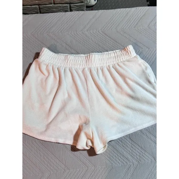 Victoria's‎ Secret terry cloth white shorts size large - Image 3