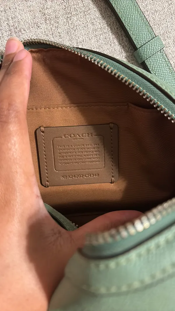 Coach Mint Green Crossbody Bag - Image 3