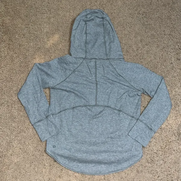 Lululemon Time Out Hoodie Heathered Bleached Coral / Heathered Medium Grey 6‎ - Image 8