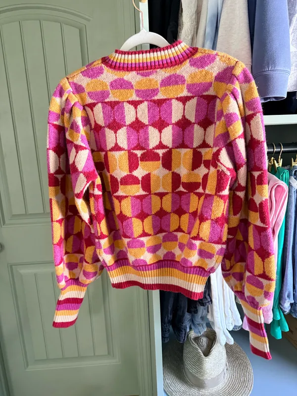 Flying Tomato Cheer You On Jacquard Sweater - Image 4