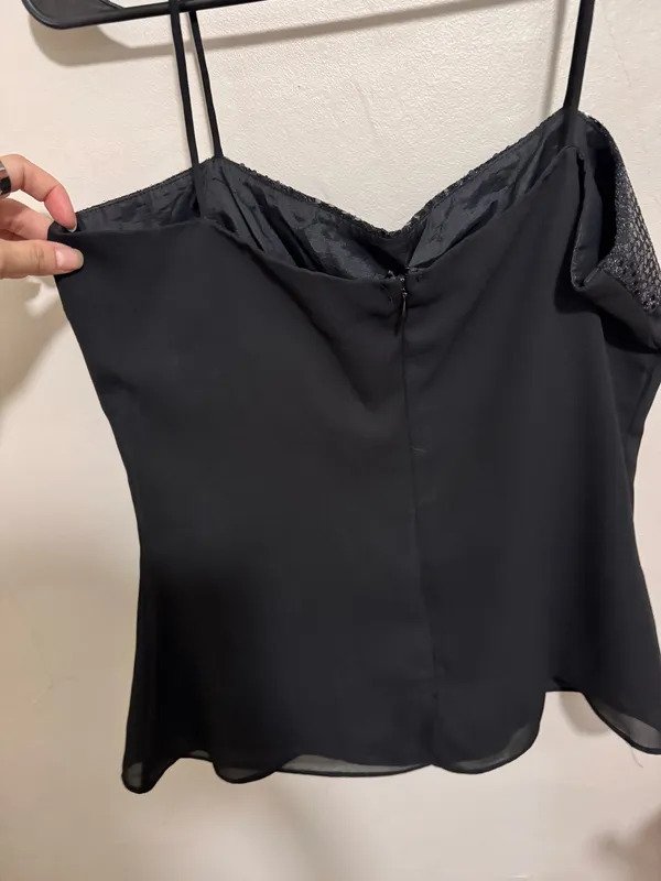 Y2K tank top Black Size 10 - Image 4