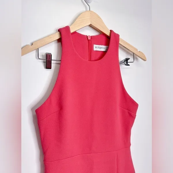 Bec & Bridge Cocktail Party Pink Sleeveless Dress‎ With Zipper Detail Size 2 - Image 3