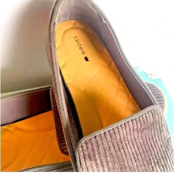 Birdies The Swift Women's Size 9.5 Charcoal Gray Corduroy‎ Slippers Shoes New - Image 8