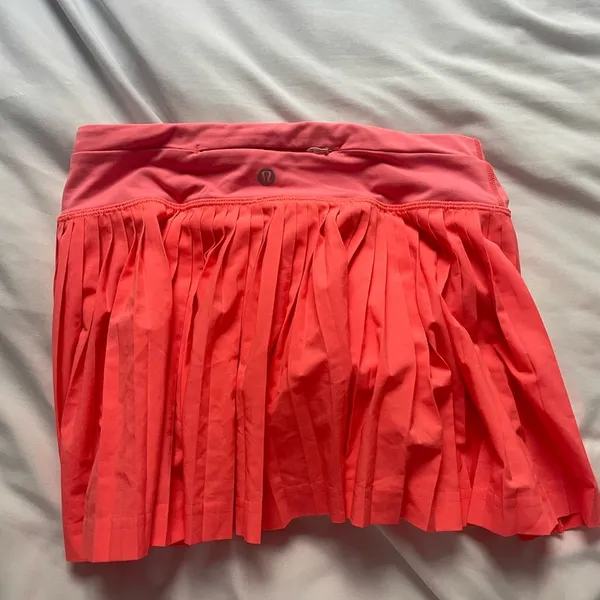 OLD lululemon pleated skirt in coral - Image 2