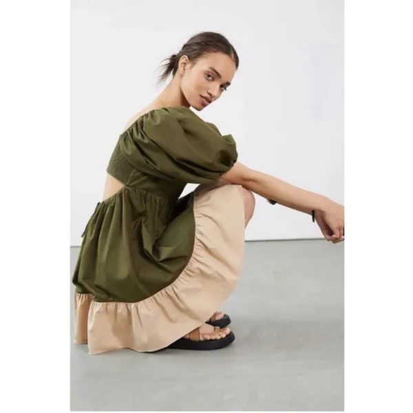 Sachin + Babi puff sleeve mini dress‎ size medium - Image 3