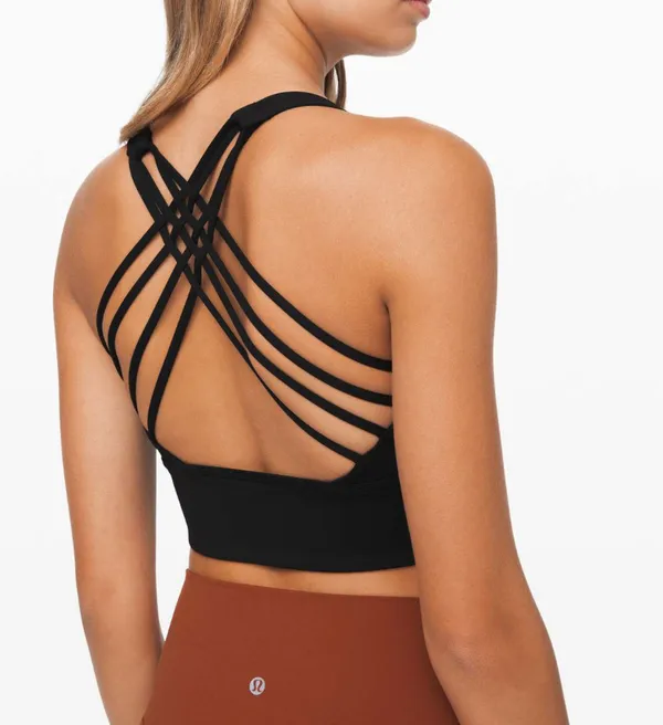 Lululemon Free to Be Bra Wild Long Line Black - Image 5