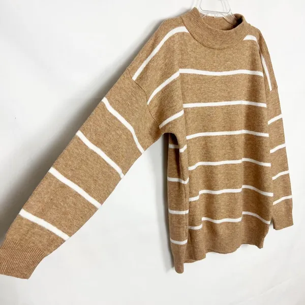 A New Day Oversized Chunky Striped Sweater Size XS - Image 8