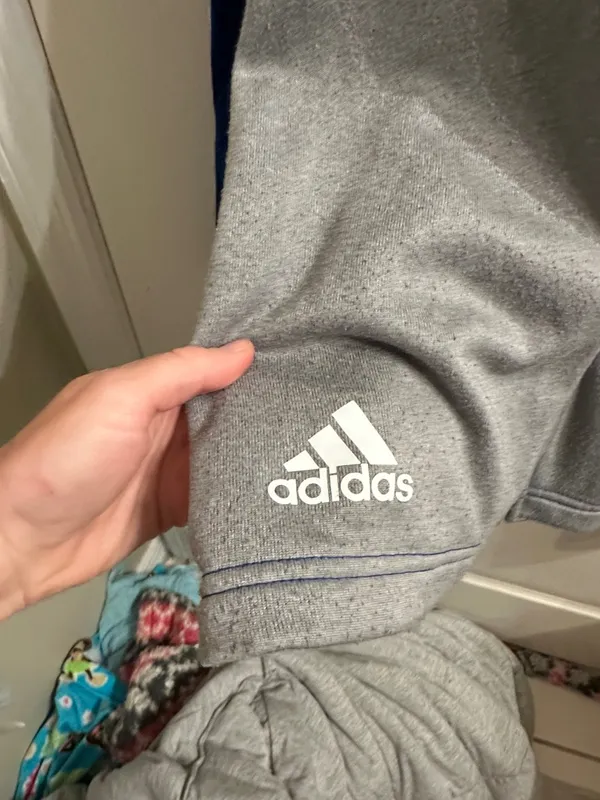 COPY - adidas KU Jayhawks Zip-Up Athletic Jacket - Image 3