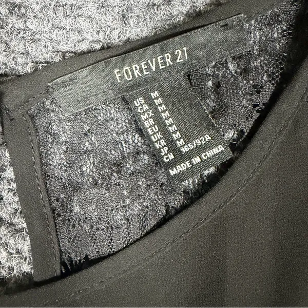 NWT Zara Women’s black dress‎ long sleeve lace back - Image 3
