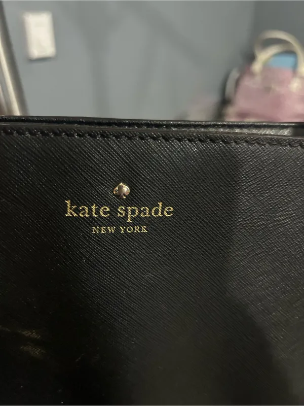 Kate Spade Black Leather Crossbody Bag - Image 4