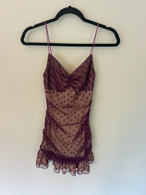 More To Come Fuchsia Elena Mini Dress - Image 2
