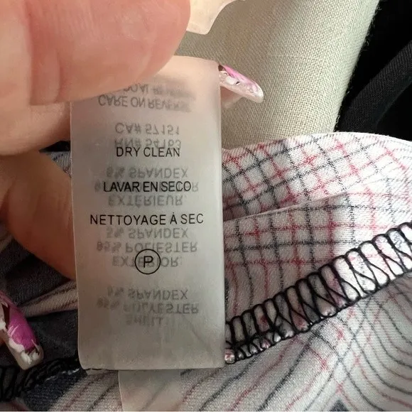 Y2K Tommy Hilfiger Sleeveless Button Front Top Womens Small Plaid Stretch Preppy - Image 10