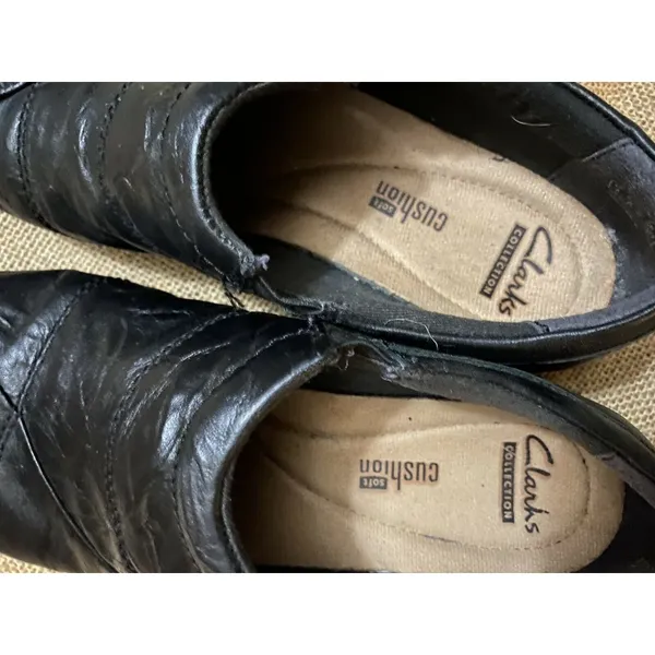 Clarks Collection‎ 16180 Cushion Casual Stitched Slip On Flats Women's US 6.5 M - Image 6