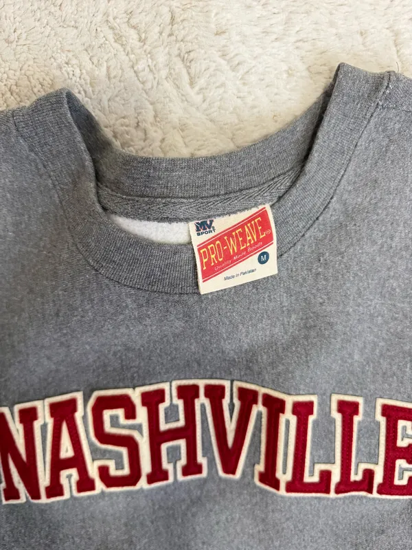 Nashville Crewneck Gray Size M - Image 2