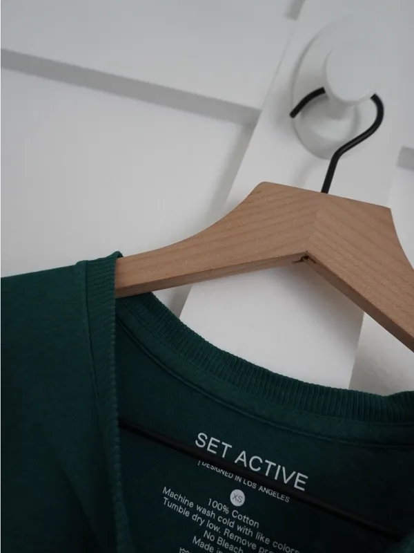 Set Active Green Short Sleeve Tee - Image 2