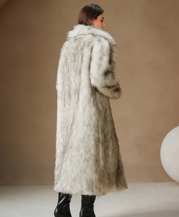 Faux Fur Coat - Image 4