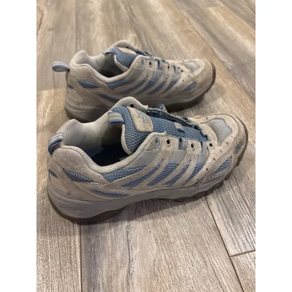 The North Face Womens Grey Blue Trail Hiking Shoes ABG3 T177 Size 7 - Image 2