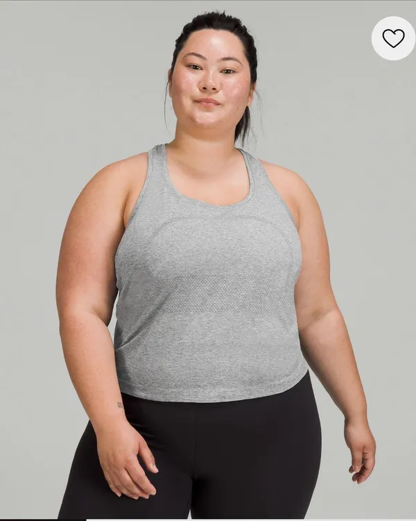 Grey Lululemon Swiftly Tank Top - Image 2