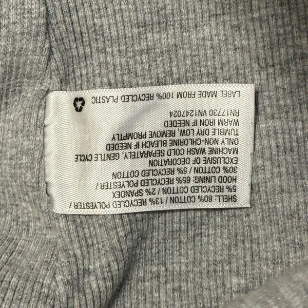 JoyLab Gray Cropped Zip-Up Hoodie - Image 5