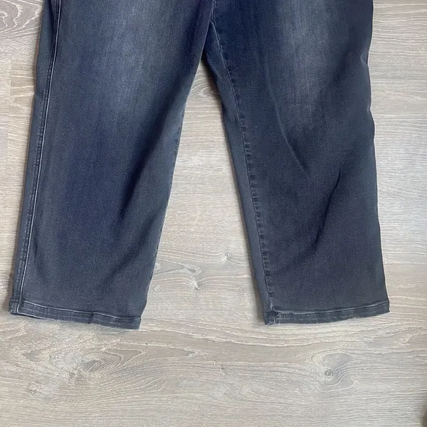 Spanx Straight Leg Jeans, Black - Image 6