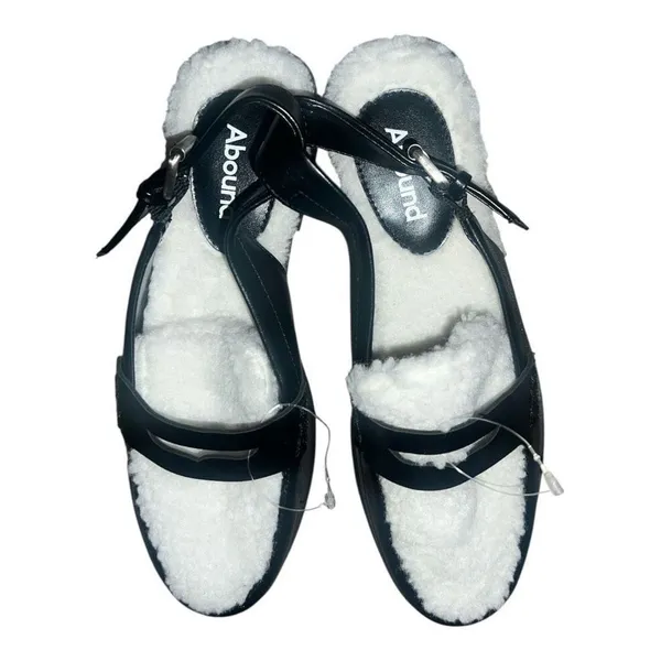 ✨Abound Luciana Faux Shearling Slingback Sz 6 Loafer Mule✨ - Image 7