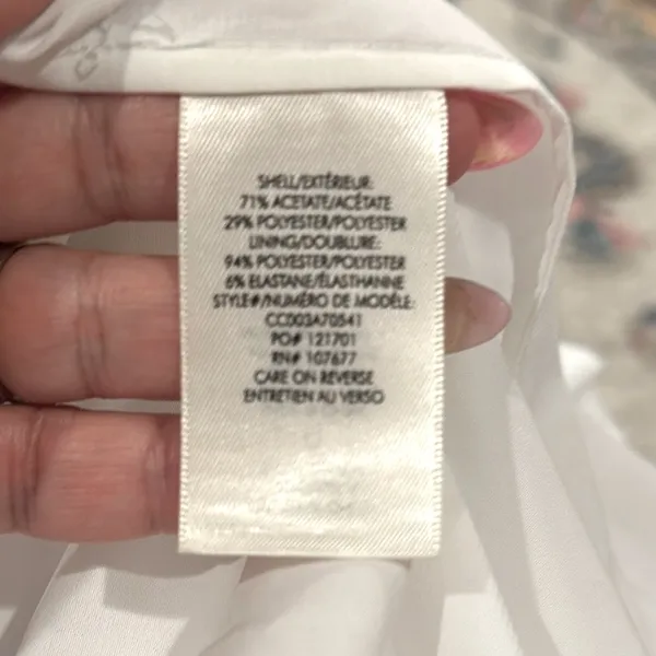 Alice + Olivia Kiro White Ruffle Gathered One Shoulder Wedding Sheath Dress 2 - Image 10