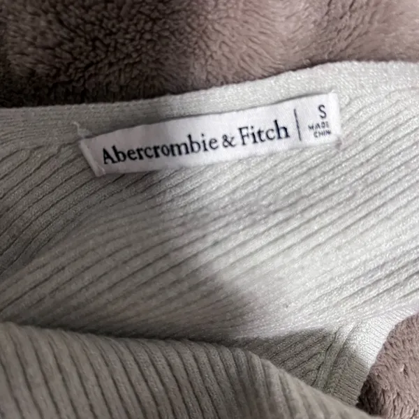 ABERCROMBIE & FITCH Ribbed Sweater Tank Top Sleeveless Stretch Women’s Sz S EUC - Image 4
