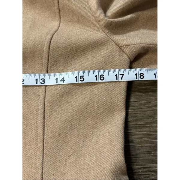 Banana Republic Camel Wool-Blend Stand Collar Jacket - Image 9