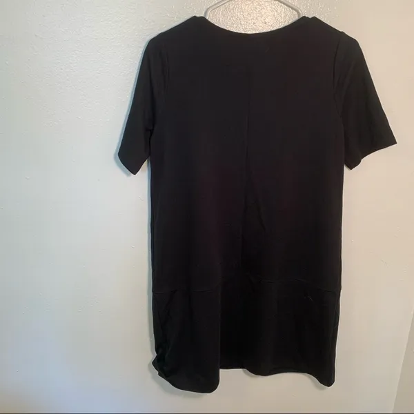 Abercrombie & Fitch Women's Size Medium Short Sleeve Ponte Shift Dress Black - Image 8