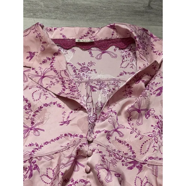 Free People Intimately Beauty Sleep Rose Pink Lounge Set S A4-0011 - Image 5