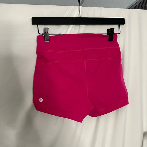 Lululemon Activewear Hot Hot Shorts Pink Size XS - Image 3