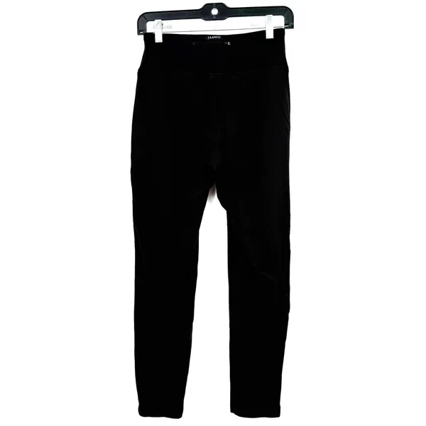 Jaanuu Size XS Black‎ Scrub Pants Bottoms Pockets Elastic Waist Comfort Pull On - Image 2