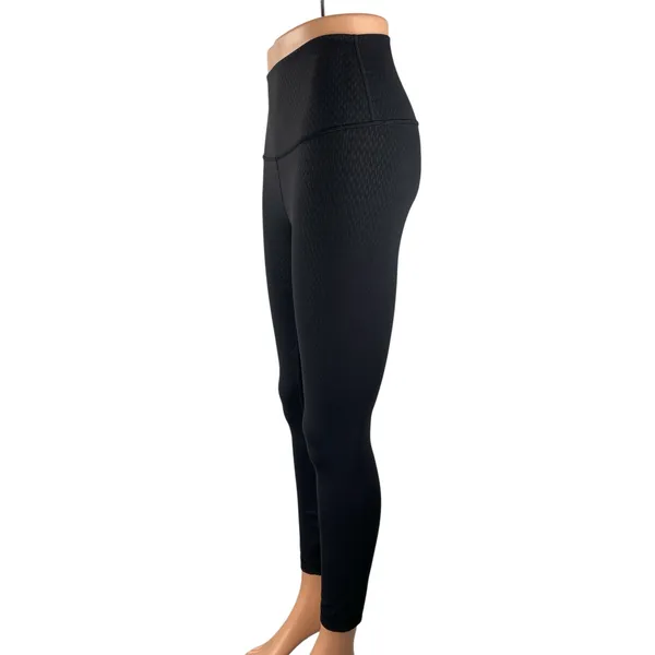 Lululemon Black High Rise Skinny Yoga Gym Athletic Activewear Leggings Pants 6 - Image 2