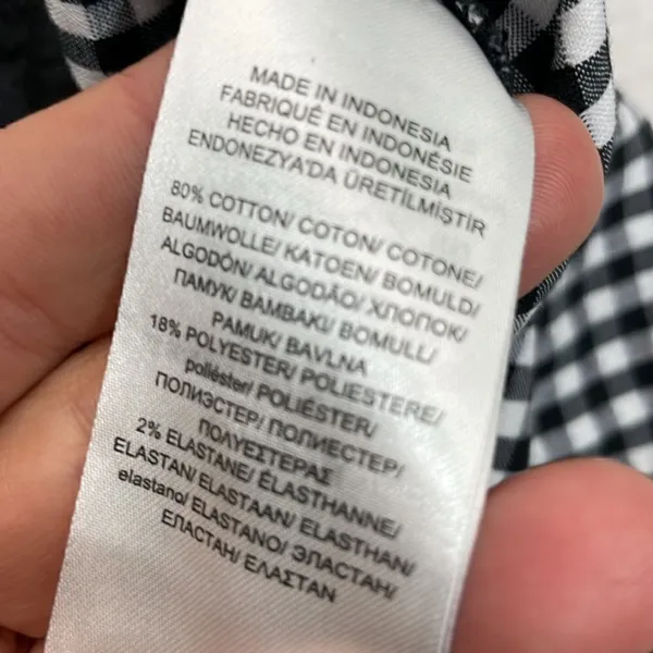 Lauren Ralph Lauren pants Black white Check Gingham print Size 10 - Image 8